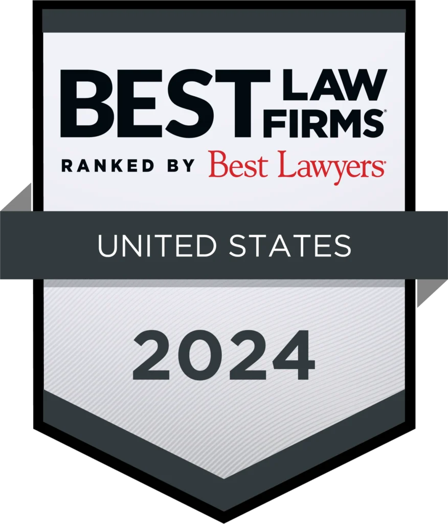 The Best Law Firms award badge for 2024.