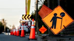 Navigate Construction Zones Carefully